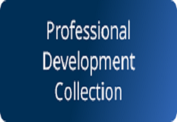 A button that links to the Professional Development Collection database