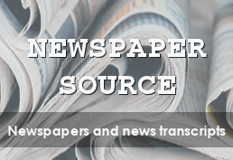 Image is a link to the Newspaper Source database
