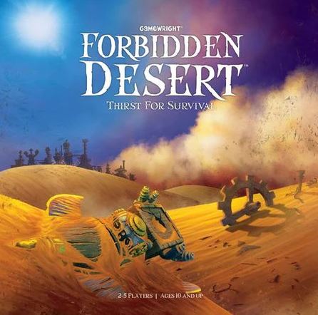 Picture of the Forbidden Desert game box.