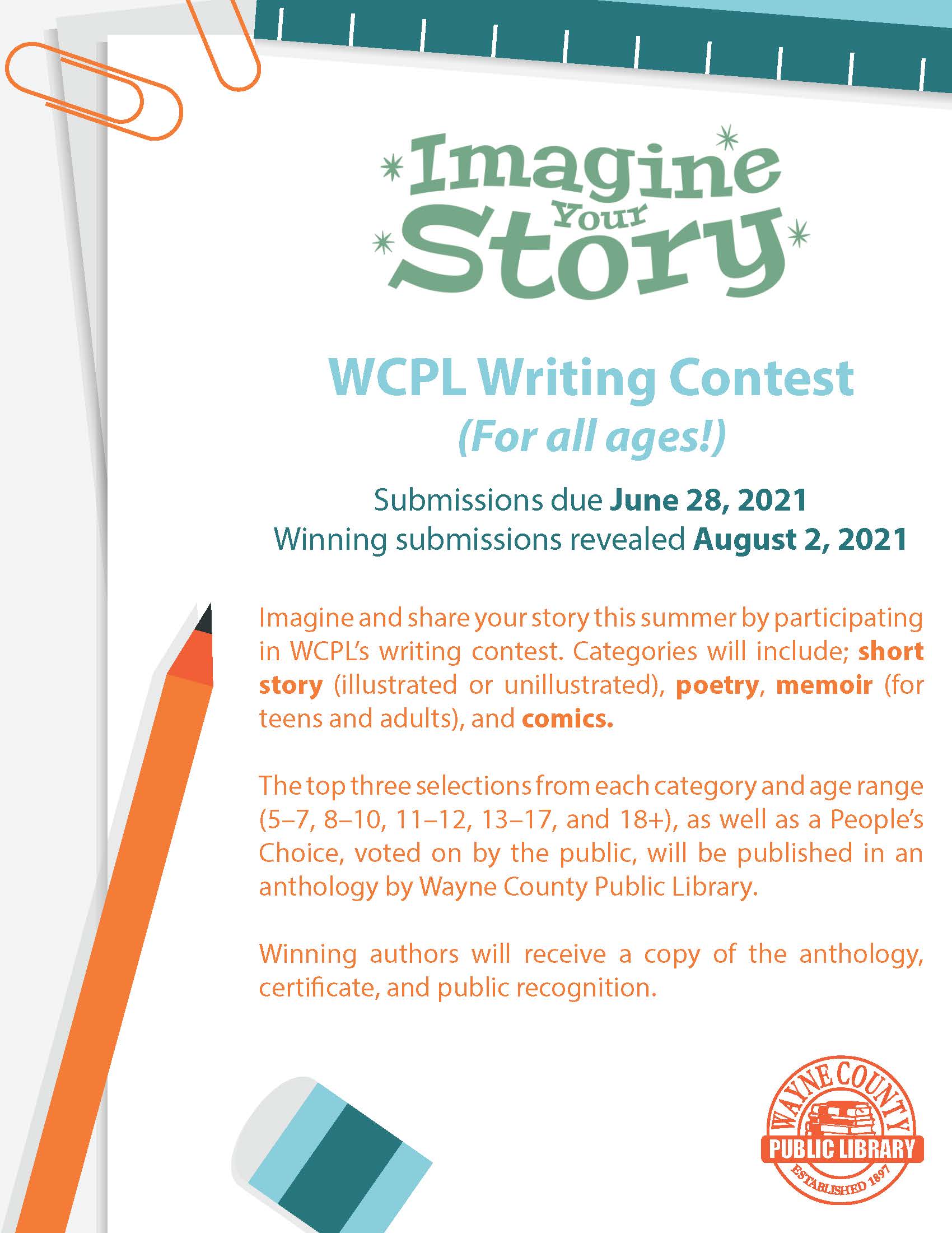 popshot writing contest